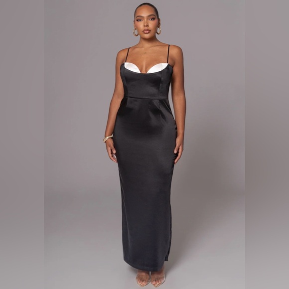 JLUXLABEL Black Moment in Time Maxi Dress Medium - Picture 2 of 8